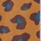 Pumpkin/Teal/Nutmeg Cheetah Baby French Terry Knit Fabric By the Yard